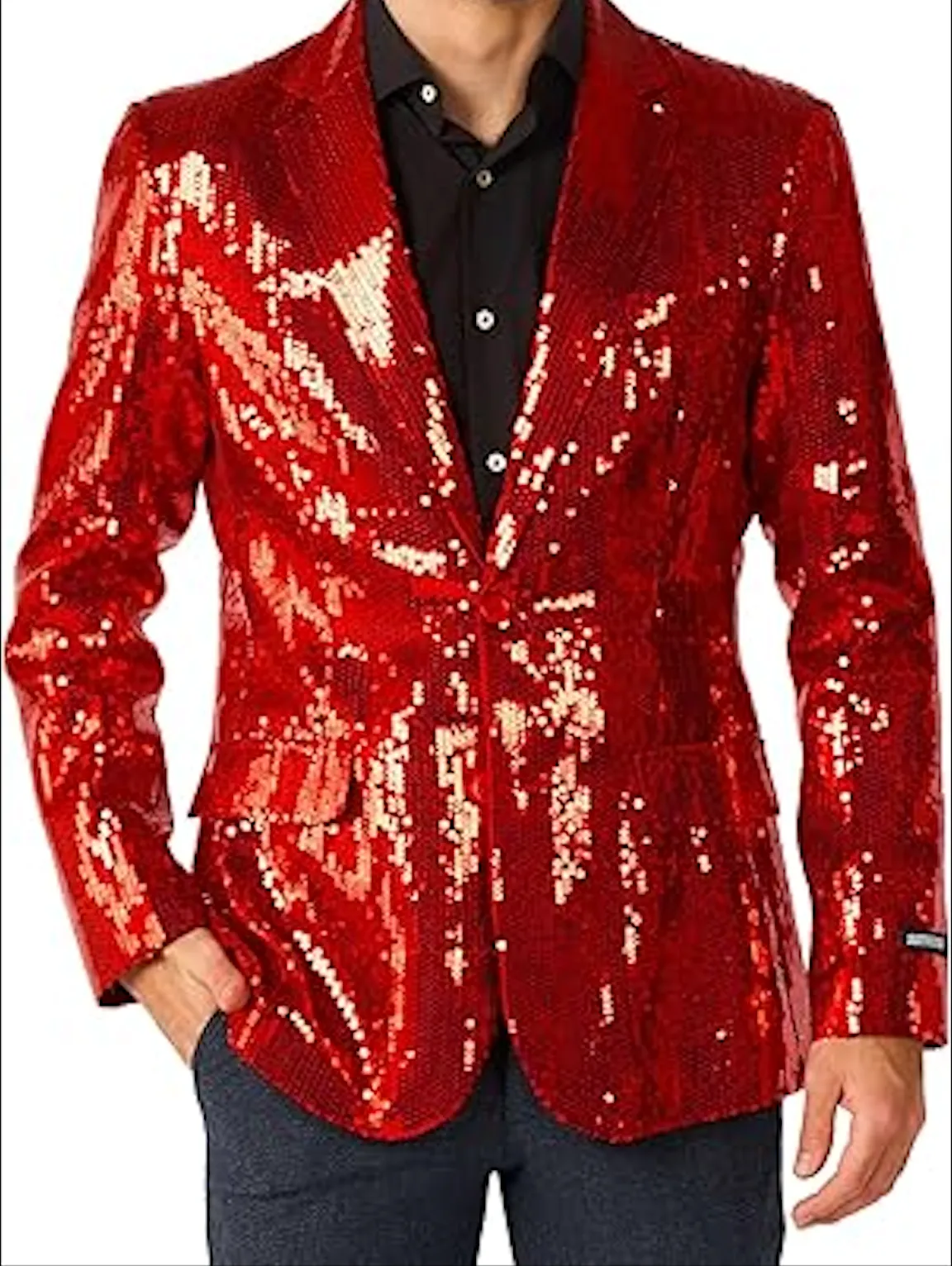 Men's Sequin NYE Green Blazer Jackets