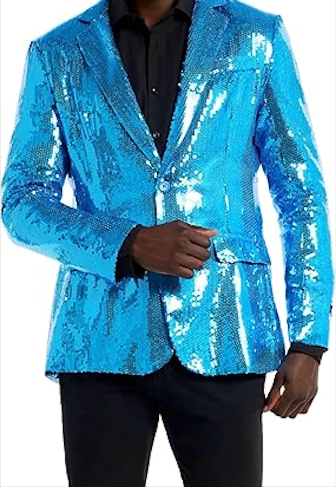 Men's Sequin NYE Green Blazer Jackets