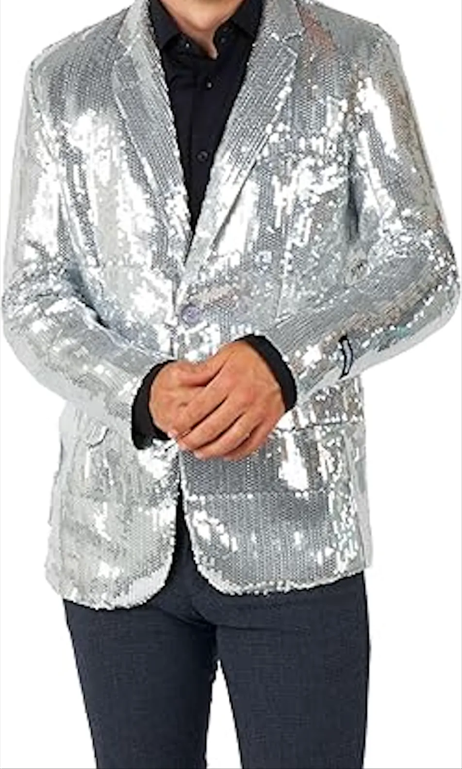 Men's Sequin NYE Green Blazer Jackets