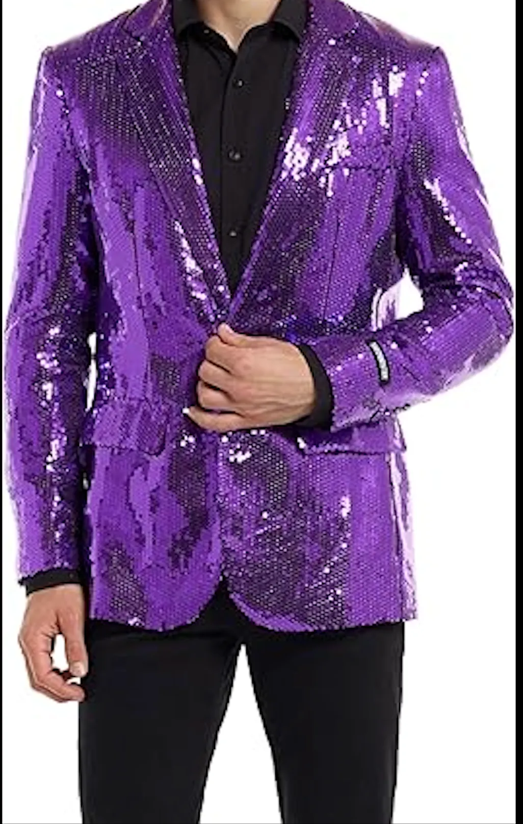 Men's Sequin NYE Green Blazer Jackets