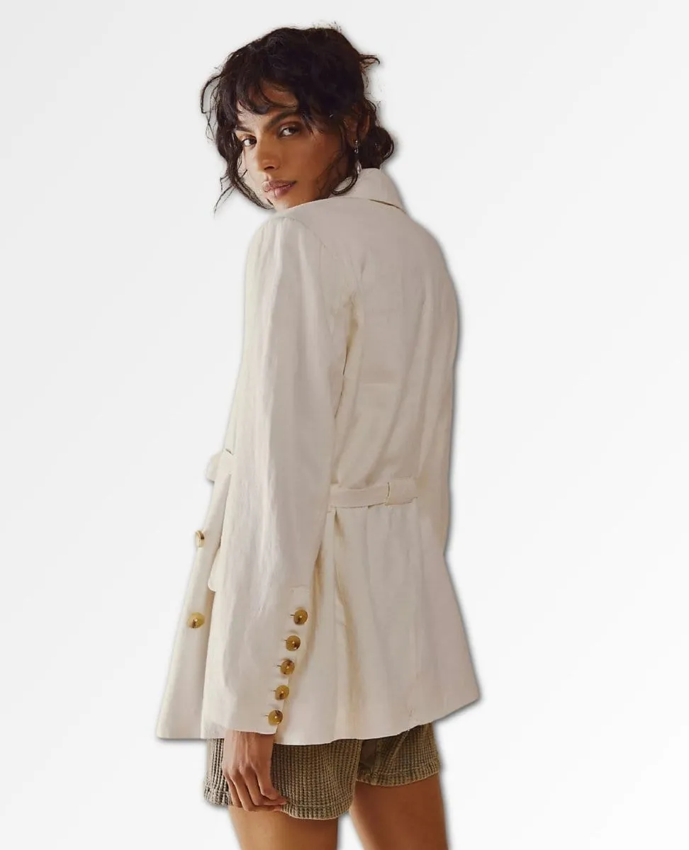 Olivia Blazer White Lie