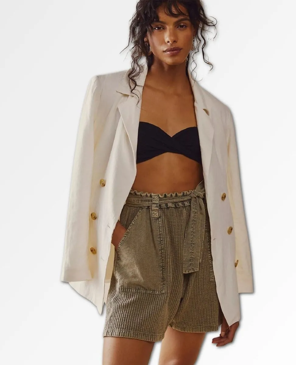 Olivia Blazer White Lie