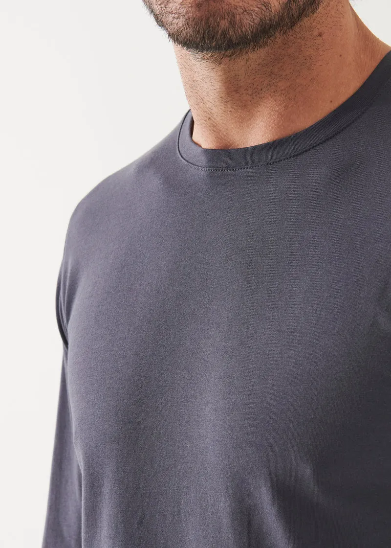 Pima cotton stretch long sleeve t-shirt - CONSTELLATION