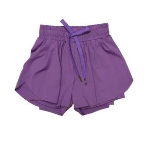 Plum Butterfly Adult Shorts