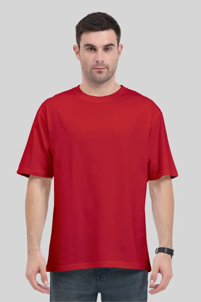 Red Oversized T-shirt for men