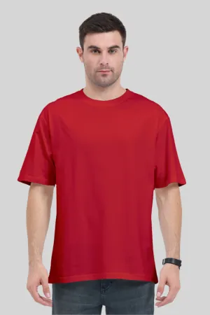 Red Oversized T-shirt for men