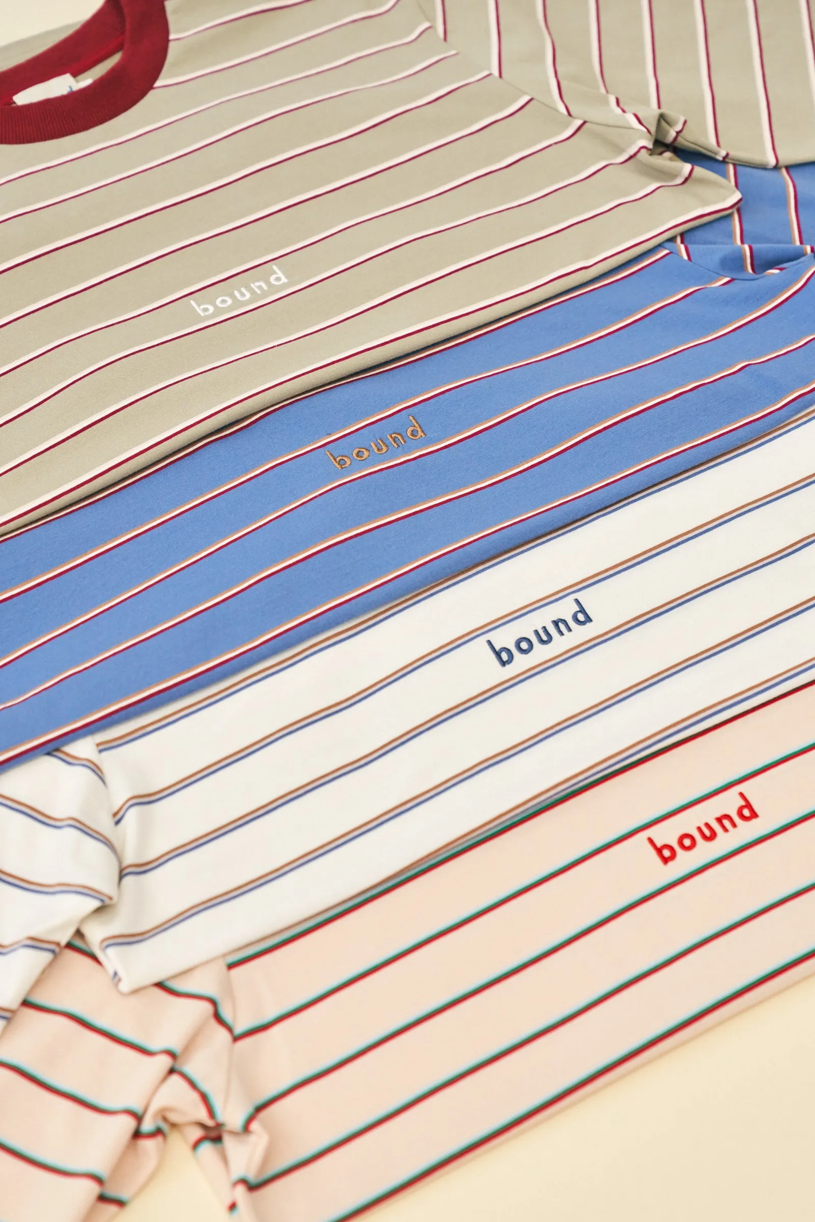 SAGE STRIPE TEE
