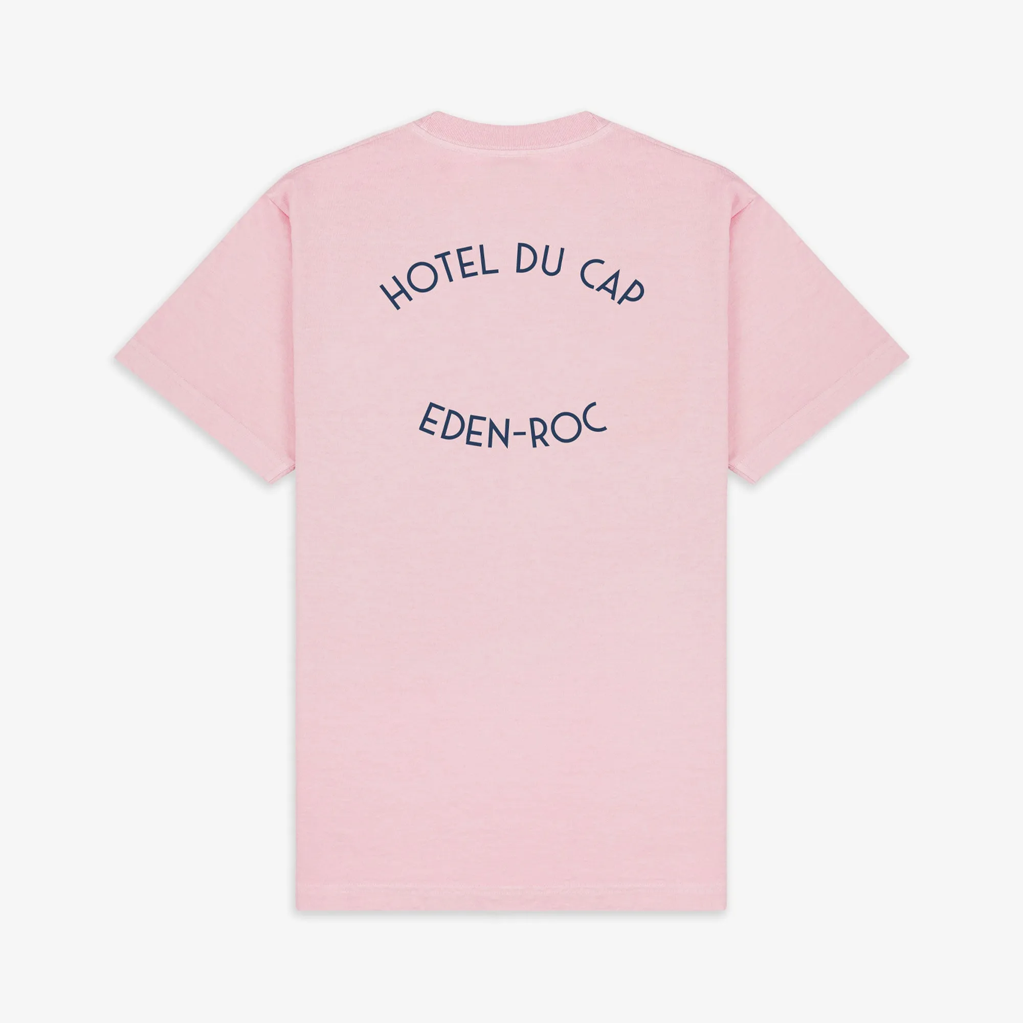 SPORTY & RICH | HOTEL DU CAP T-SHIRT { EDEN PINK/NAVY