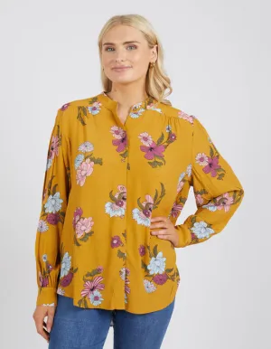 Sweat Pea Blouse - Mustard