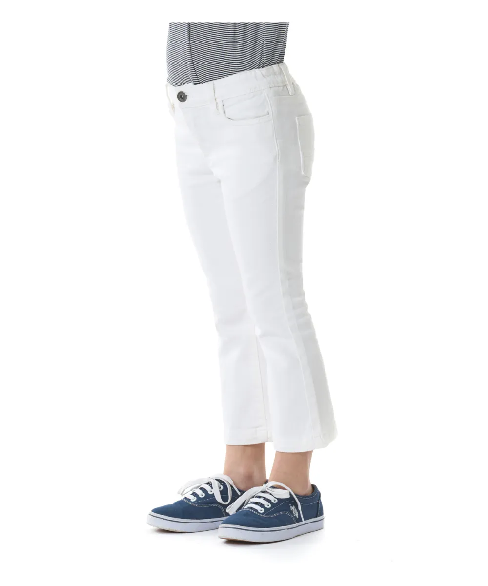 US POLO COTTON JEANS WITH FLARED LEG