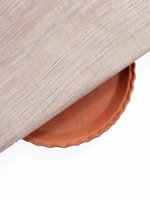 Wheat Color Springs Handwoven Organic Cotton Fabric 44 Inch Width
