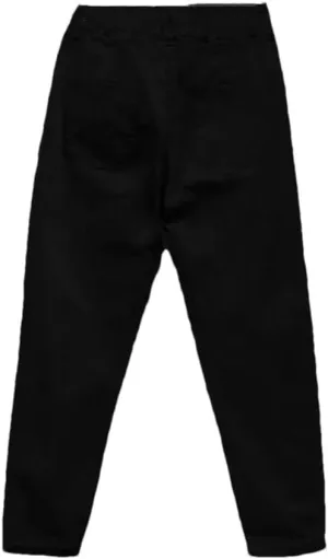 Women's Elastic Waist Solid Color Jeans Summer Casual All-Matched Cotton Harem Pants