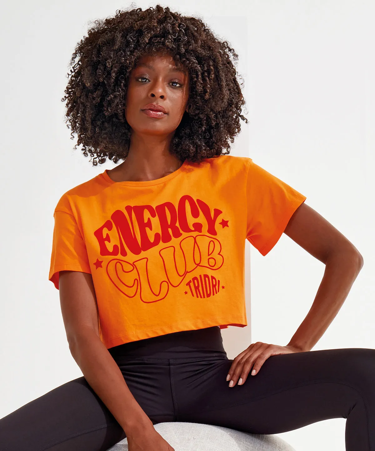 Womens TriDri® crop top | Orange